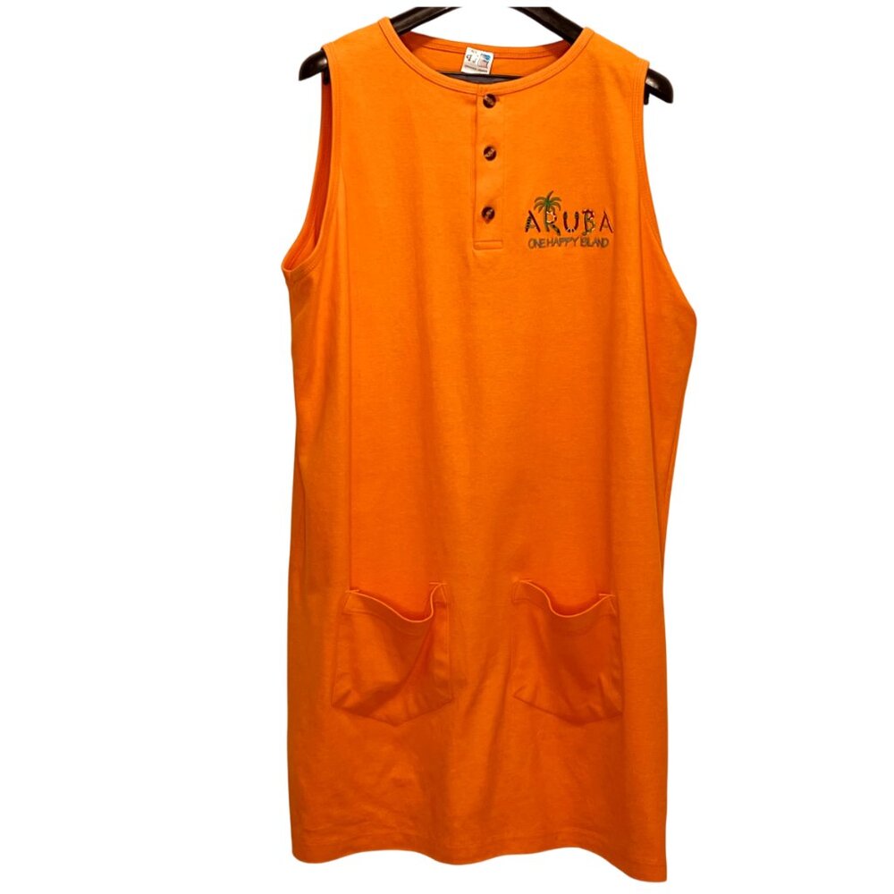 Orange Aruba happy Island Dress Size: OZ - Picture 1 of 5